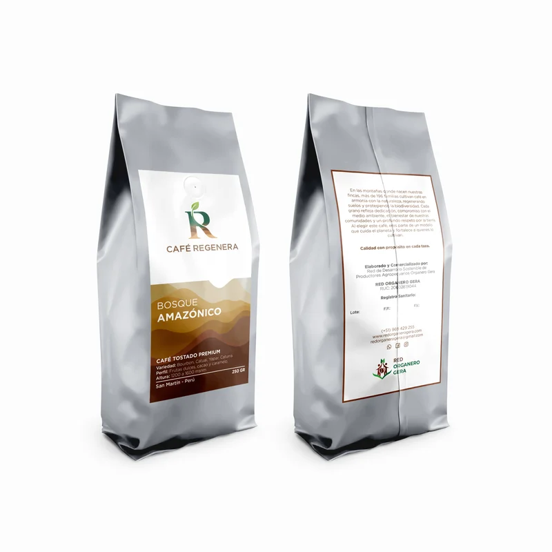 Envases de Bosque Amazónico, Café Regenera